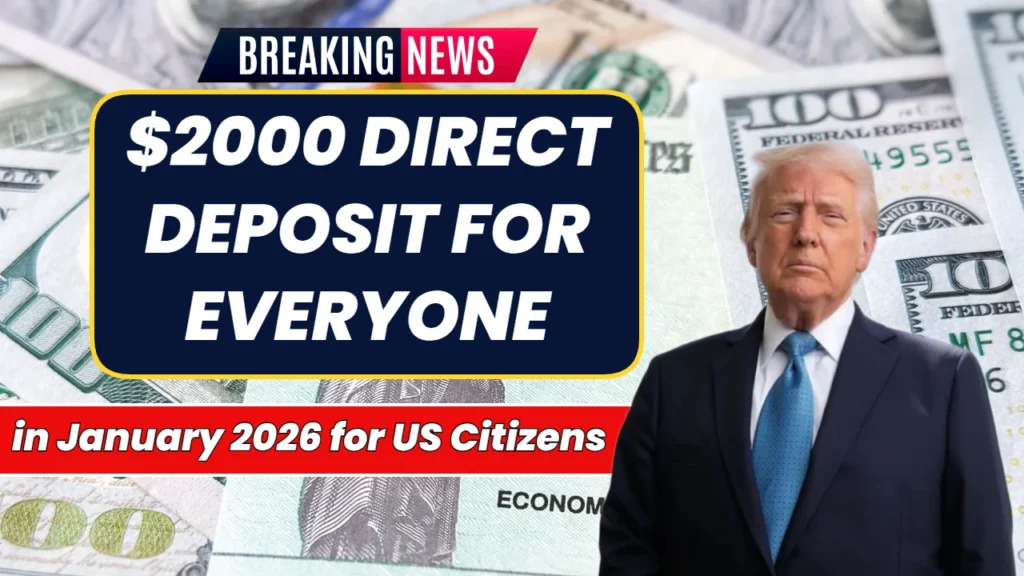 $2000 Direct Deposit